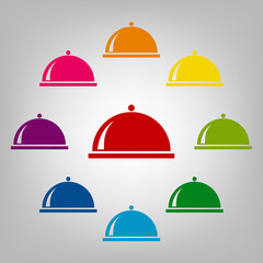 Fototapeta premium Icons colorfull set