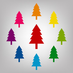 Obraz premium Icons colorfull set