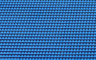 Empty tribunes of the stadium. Sport concept.