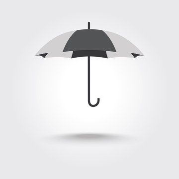 Umbrella icon, vector illustration. Flat design style.Umbrella s