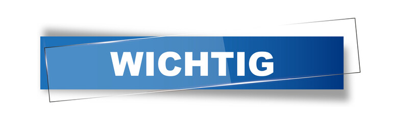 Button | Schild | Wichtig