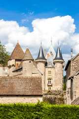 Obraz premium Chateau de la Clayette, Burgundy, France