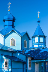 Obraz premium wooden Orthodox church in Narew, Podlaskie Voivodeship, Poland