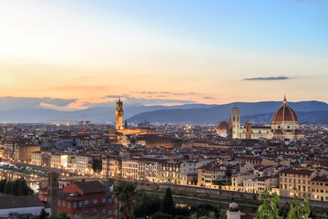 Fototapeta na wymiar Florence City View