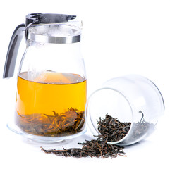 close-up of Altay Russian herbal tea Willow-herb (lat. Chamério