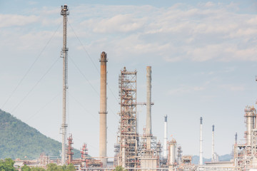 oil refinery plant