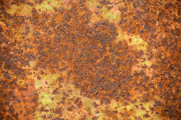 Old rusty weathered metal texture