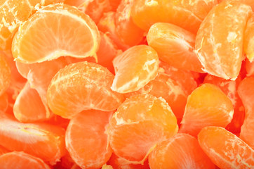 Peeled mandarin