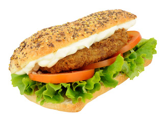 Southern Fried Chicken Burger Sandwich