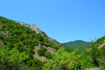 Fototapeta na wymiar Crimean mountains 