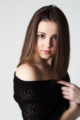Naklejka premium portrait of a girl