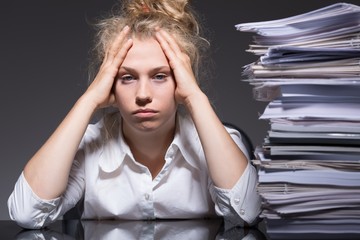 Paperwork in the office
