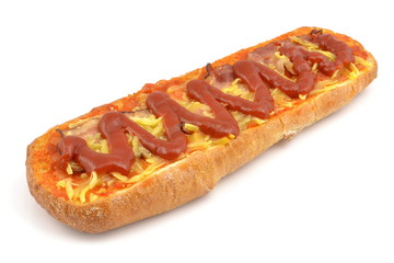 zapiekanka z bekonem
