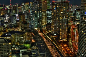 東京夜景　HDR