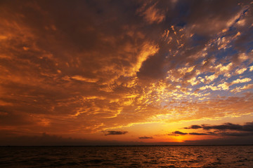 Sea sunset