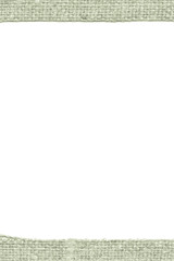 Obraz premium Textile thread, fabric industry, khaki canvas, obsolete material, home background