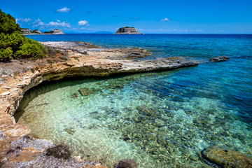 Fototapeta premium View of the sea, Pianosa Island, Italy