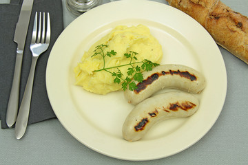 boudins blancs et purée 19022016