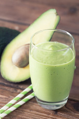 Avocado Smoothie, Made with Fresh Avocados and Non Dairy Milk.