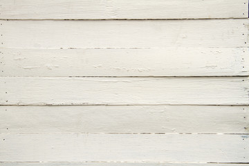 Obraz premium Old wooden white background.