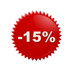 Sale stamp special offer sticker isolated red