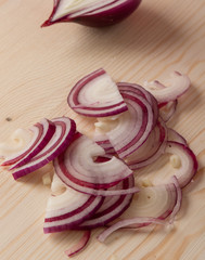 chopped red onion