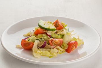 fresh vegetable salad