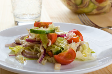 rustic vegetable salad