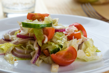 rustic vegetable salad