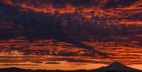 Mt. Hood, Oregon, at Daybreak