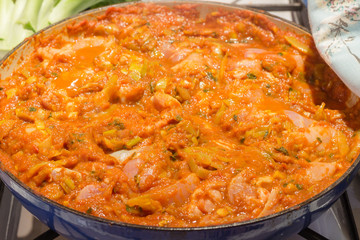 Home made butter chicken curry