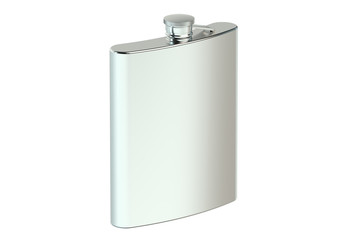 silver hip flask