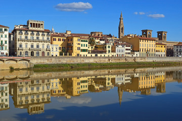 Fototapeta premium embankment of the river Arno, Florence