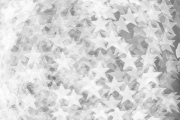 Abstract Black and White bokeh backround of happy new year or ch