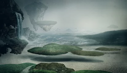 Rolgordijnen fantasie landschap © adimas
