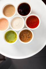 different sauces