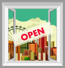 view of the city from window © marrishuanna