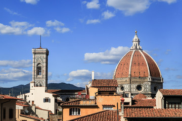 Fototapeta na wymiar Florence City Roof View