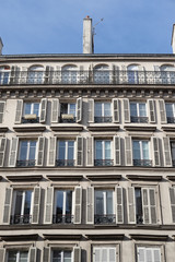 Fototapeta premium Paris, France, February 9, 2016: house in Paris, France
