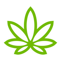 Marijuana Pot Weed Leaf Symbol