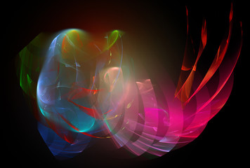 Abstract fractal background