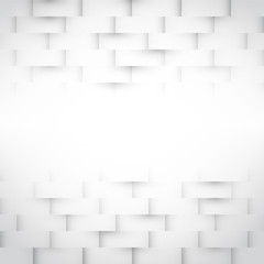 White geometric abstract background