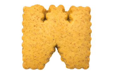 Biscuits letters. Words