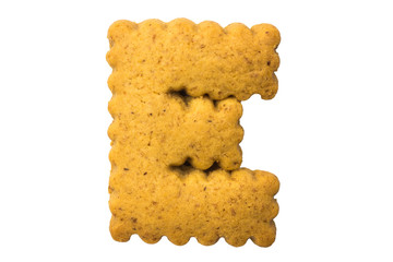 Biscuits letters. Words