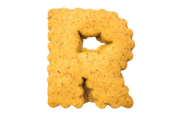 Biscuits letters. Words