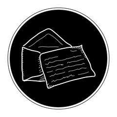 Simple doodle of a letter