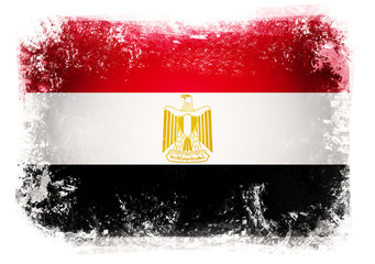 Flaga Egiptu - obrazy, fototapety, plakaty