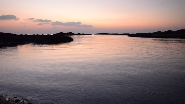 Dawn of the coastline