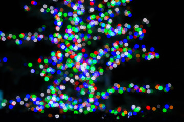 Abstract light celebration blur background.