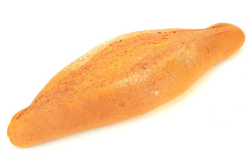 Fresh Tasty Bread on White Background